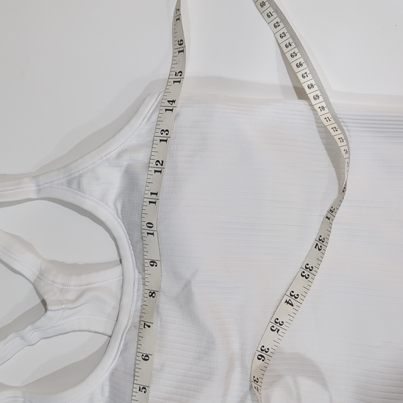 Lululemon Ebb to Street Tank II White Size 8 Racerback w1ax1s - Picture 7 of 9